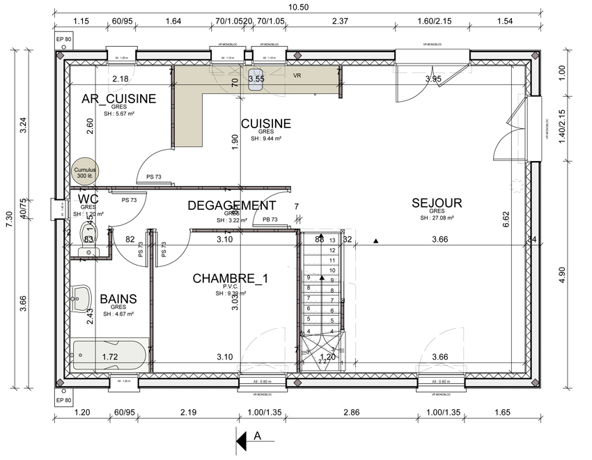 Regle plan de maison