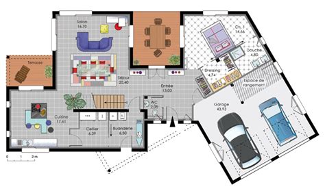 Plan architecture maison moderne gratuit