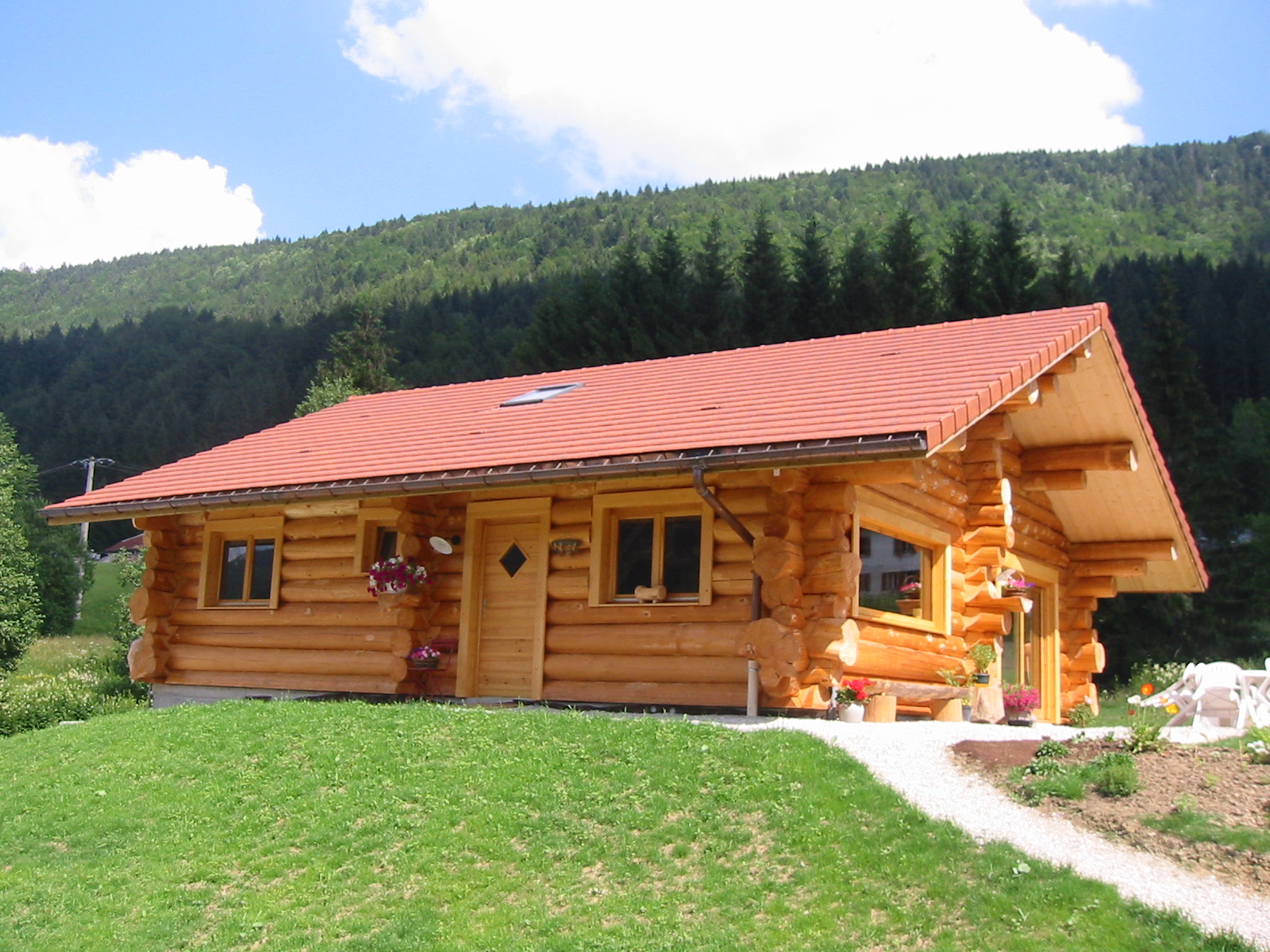 Plan de maison en bois fuste