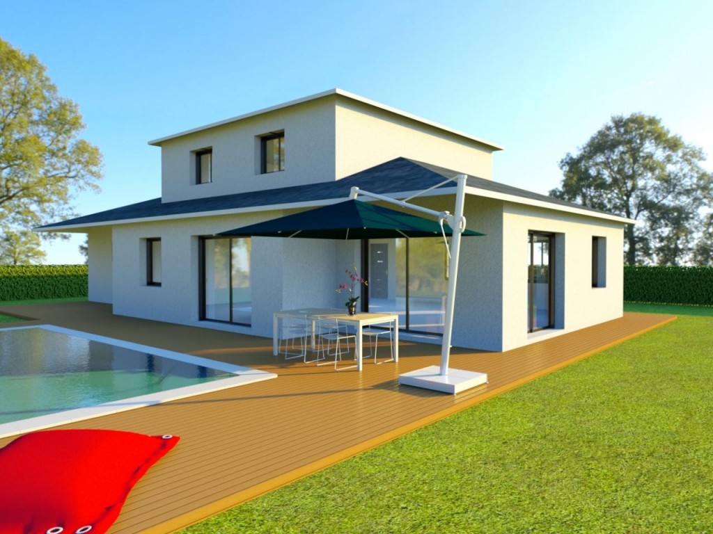Plan de maison exterieur en 3d - Idées de travaux