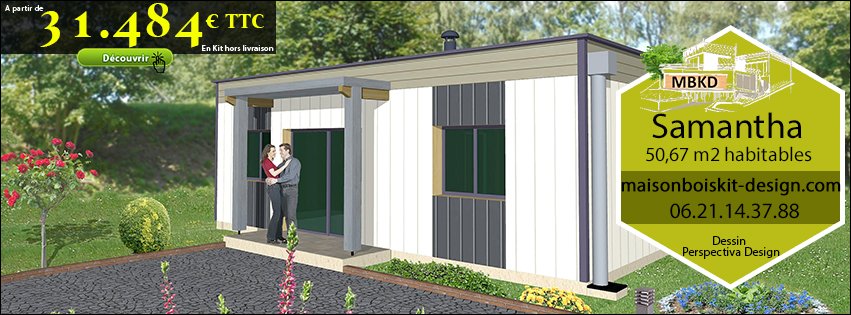 Plan de maison plain pied ossature bois prix