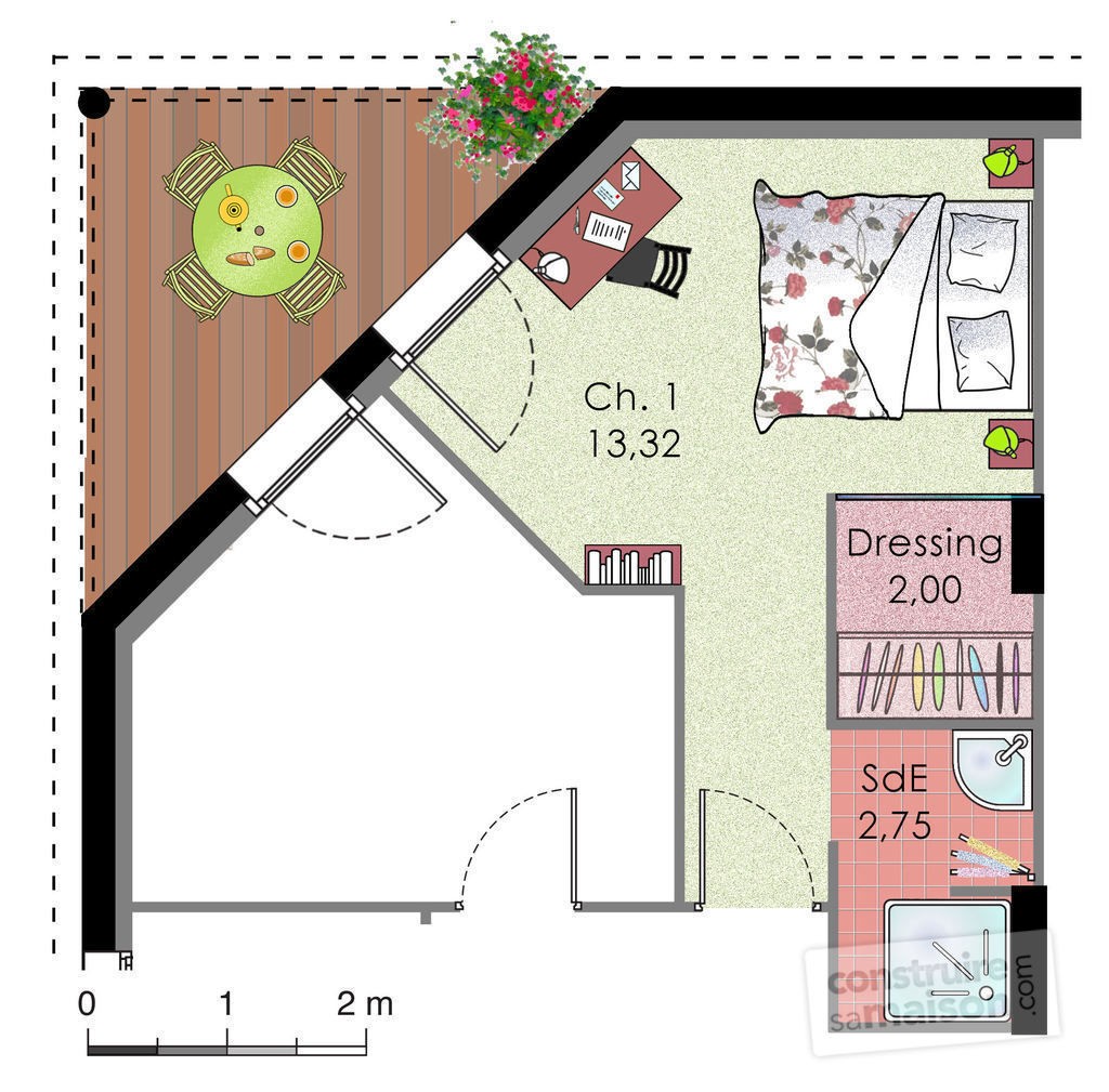 Faire un plan de maison avec powerpoint