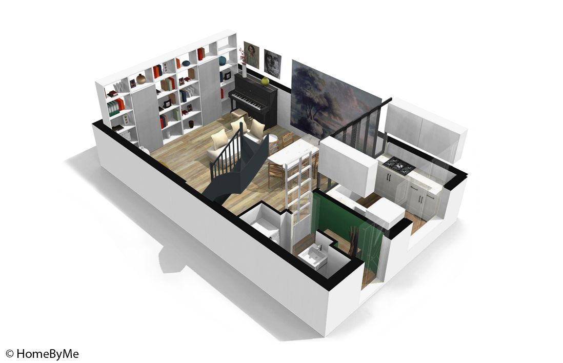 Plan de maison en elle