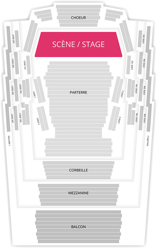 Plan de salle maison symphonique