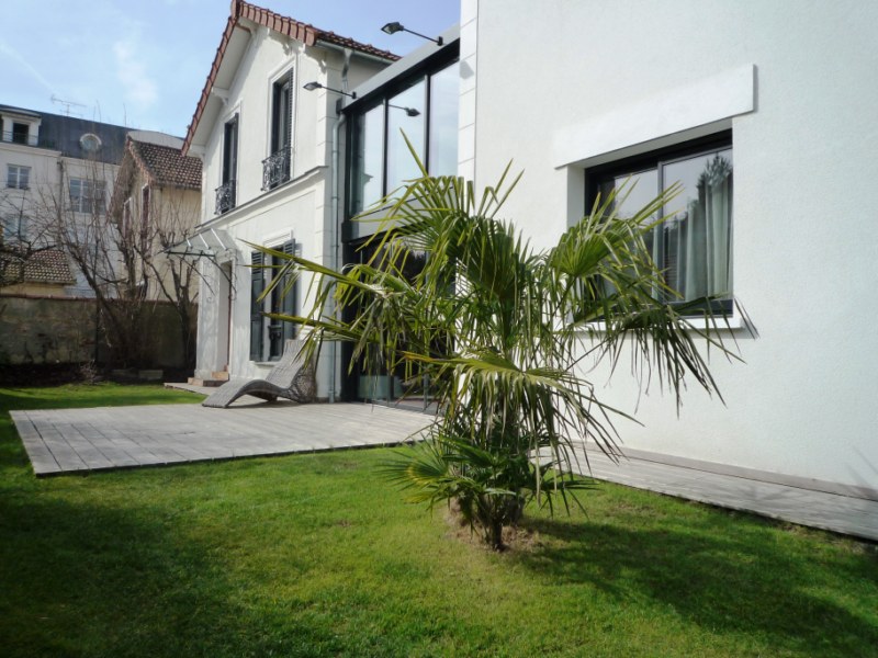 Plan de maison avec verriere centrale