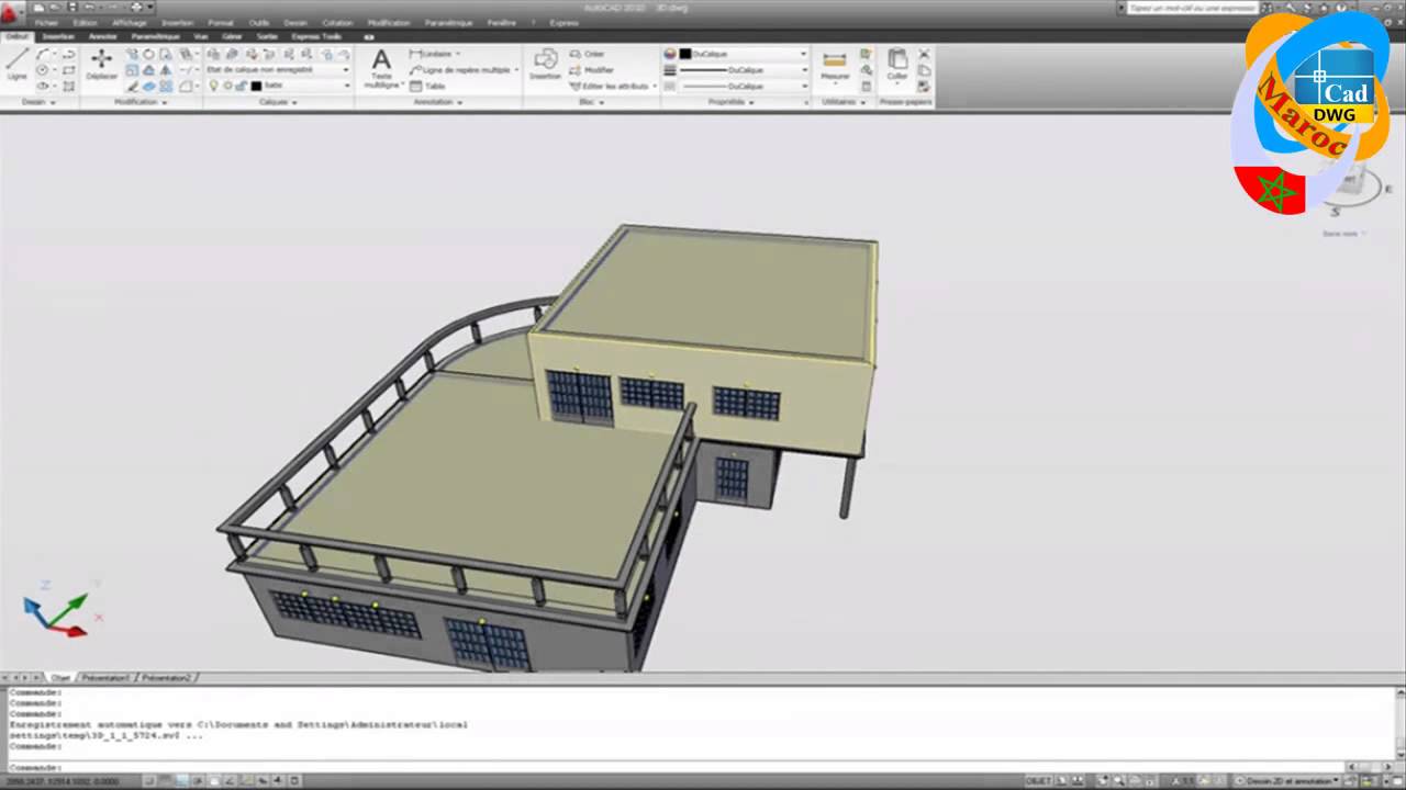 Tuto dessiner un plan de maison avec autocad