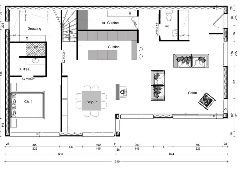 Plan de maison en l gratuit a telecharger - Idées de travaux