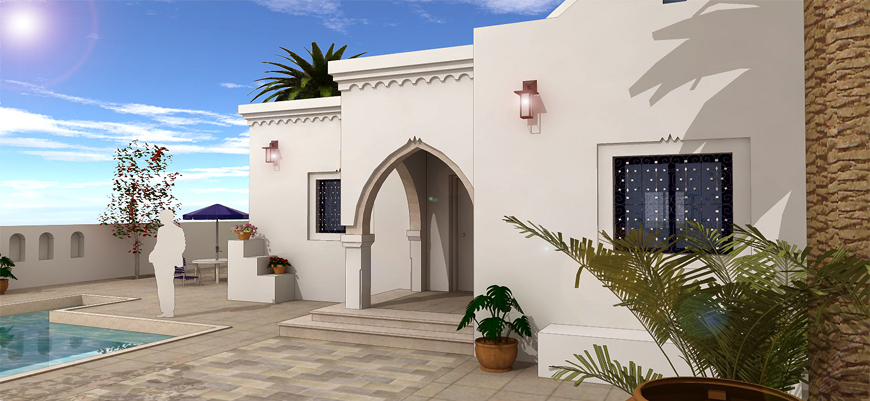 Plan de maison plain pied tunisie