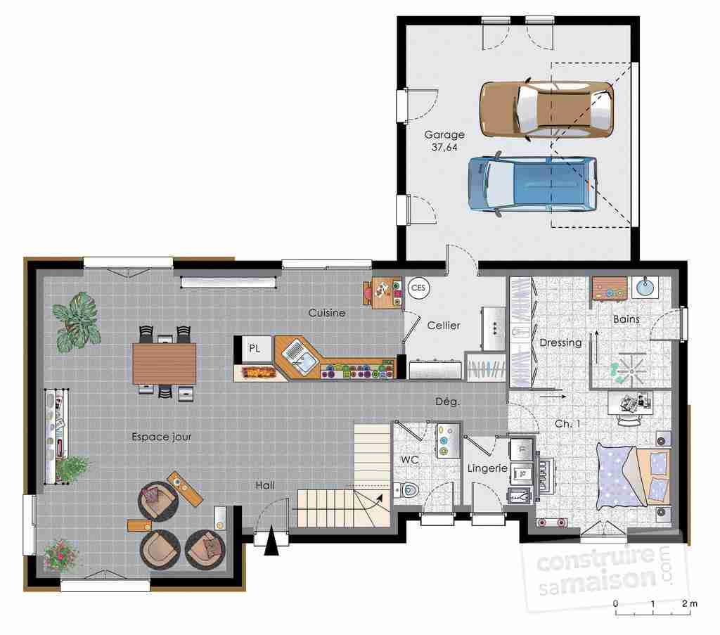 Plan de maison ecologique