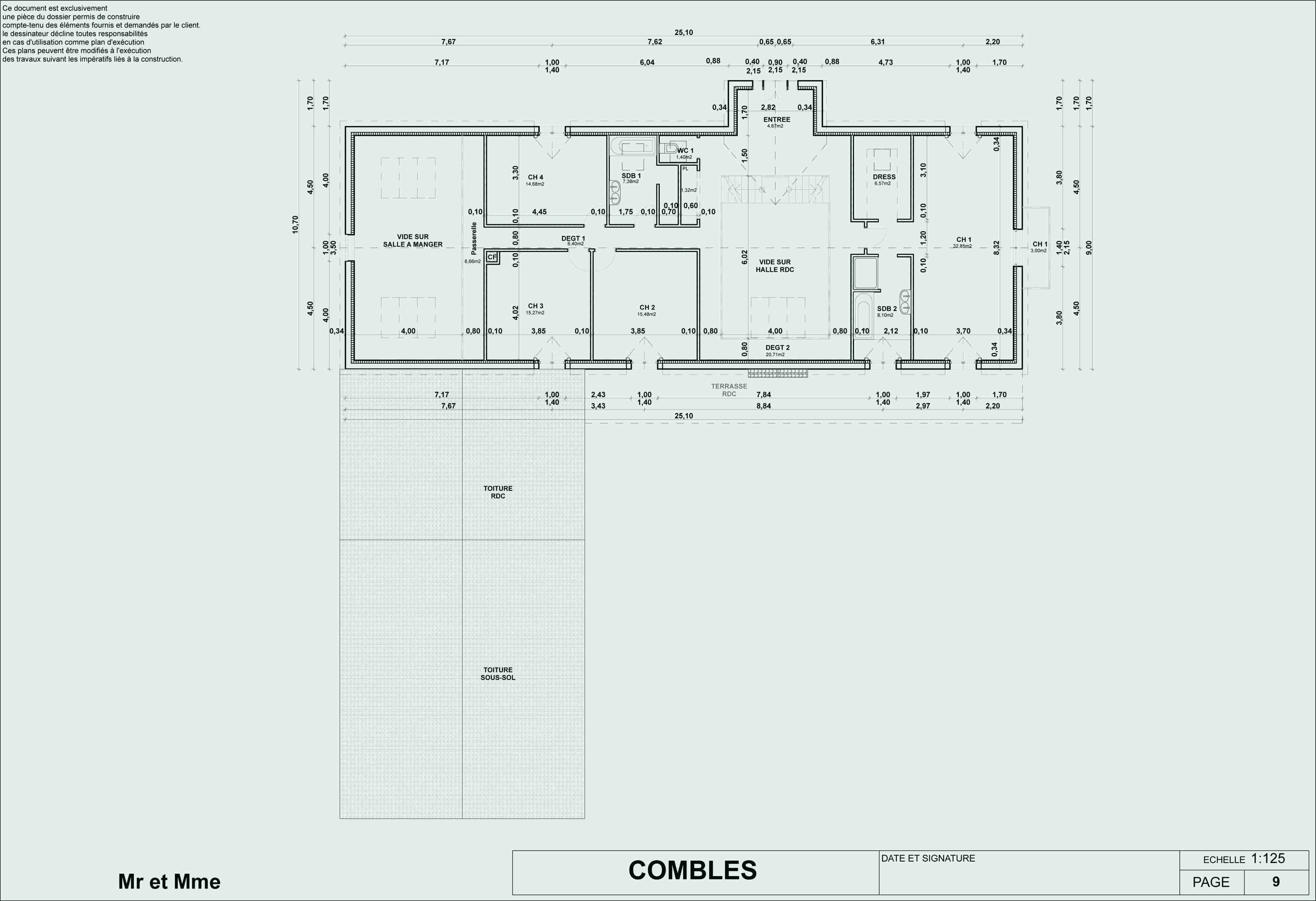 Modèle de plan de maison