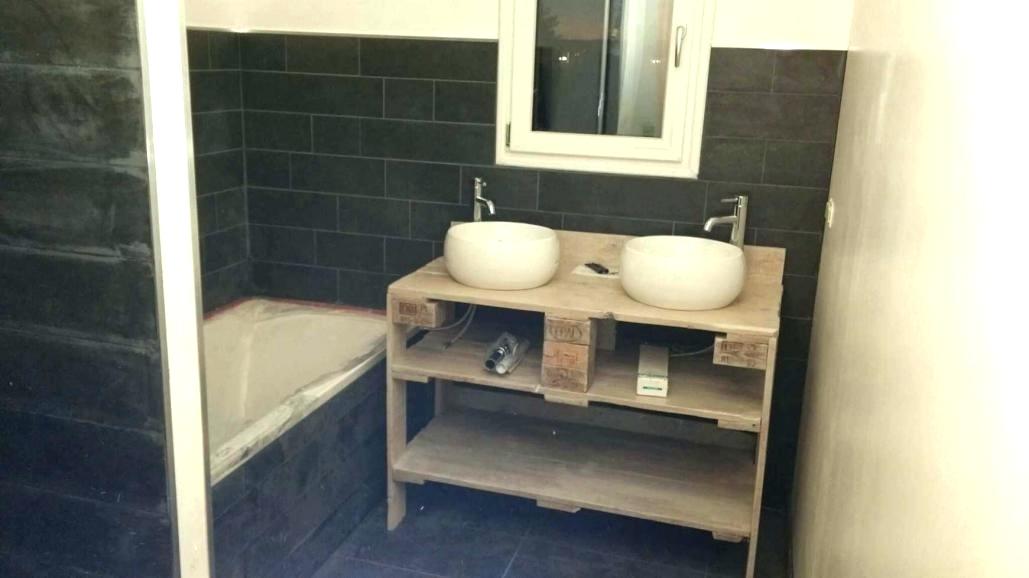 Plan vasque salle de bain fait maison