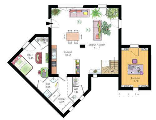 Maison de riche minecraft plan