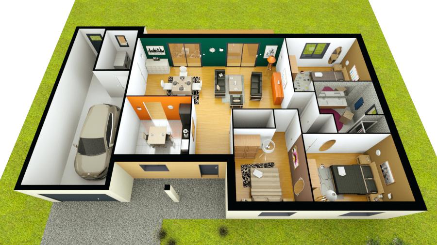 Modele de plan de maison americaine