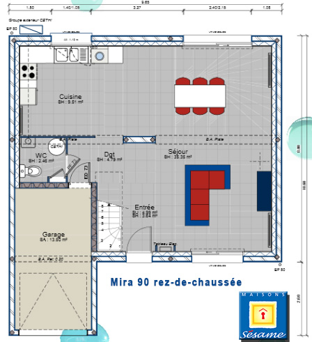 Plan de maison sesame