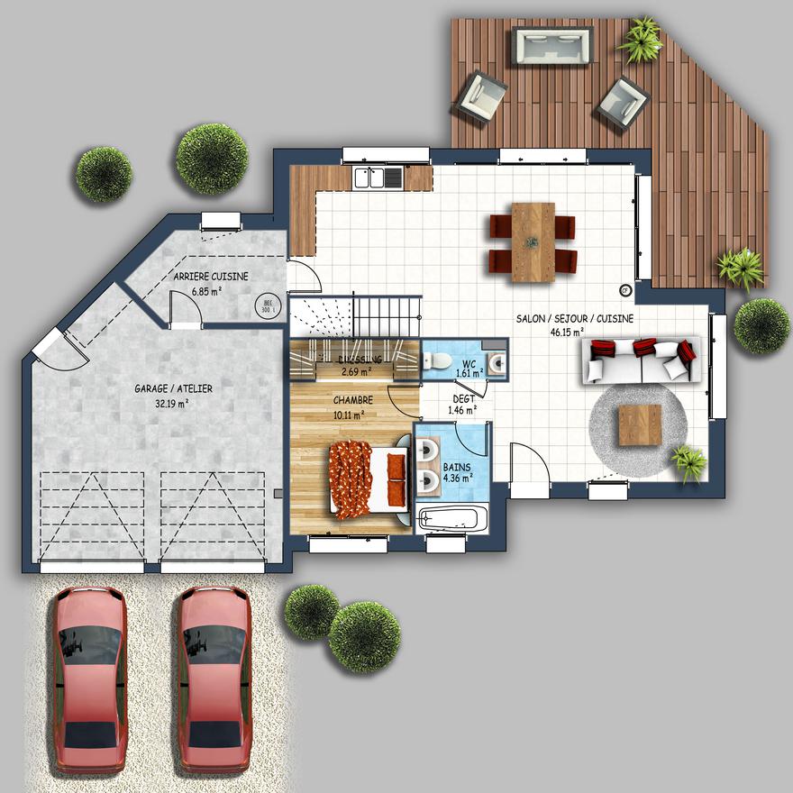 Plan de maison dans le morbihan