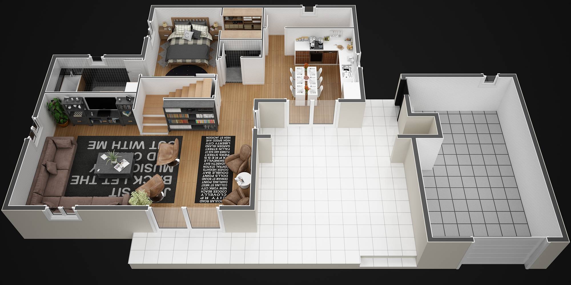 Plan de maison a etage 120m2