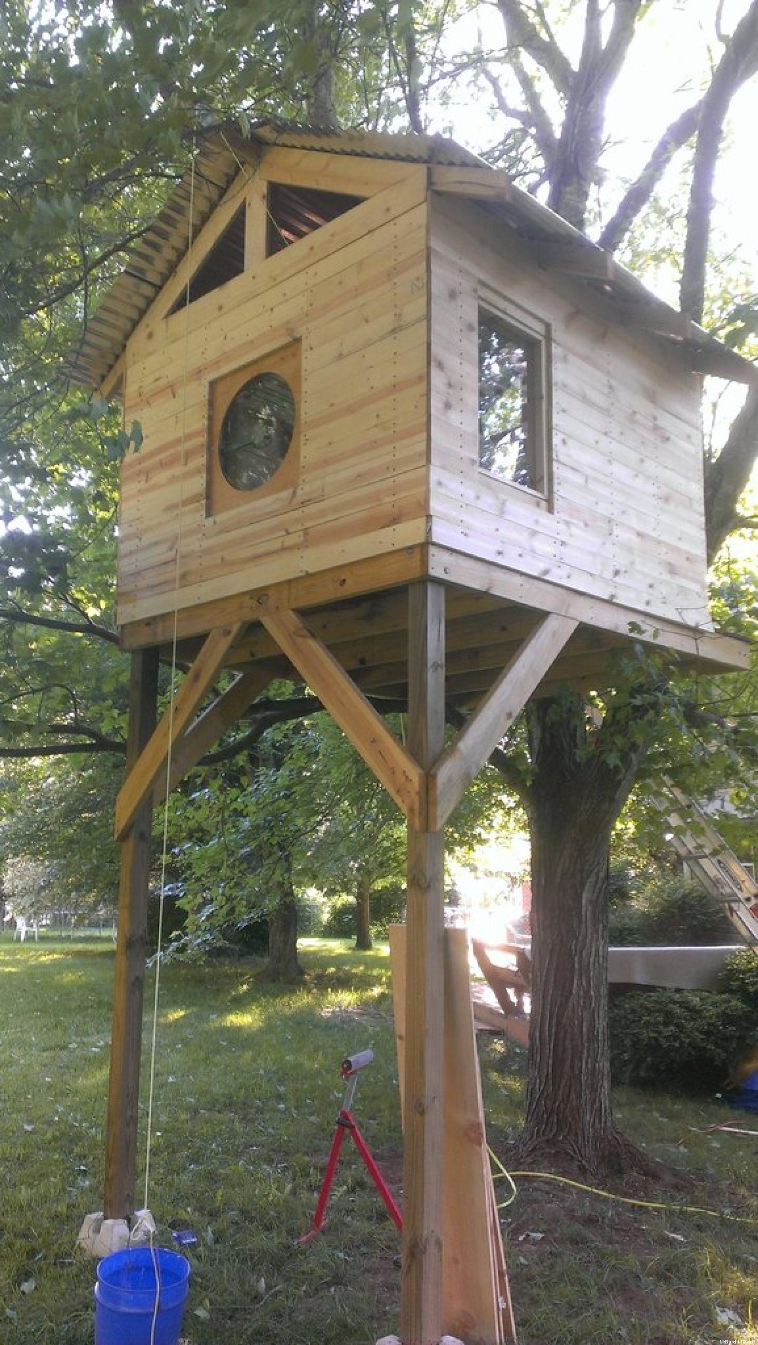 Plan de maison dans un arbre