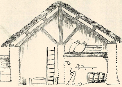 Plan de maison rurale
