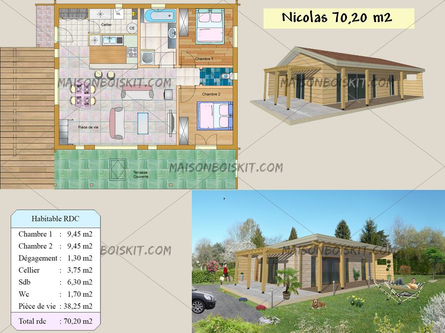 Plan de maison en kit gratuit