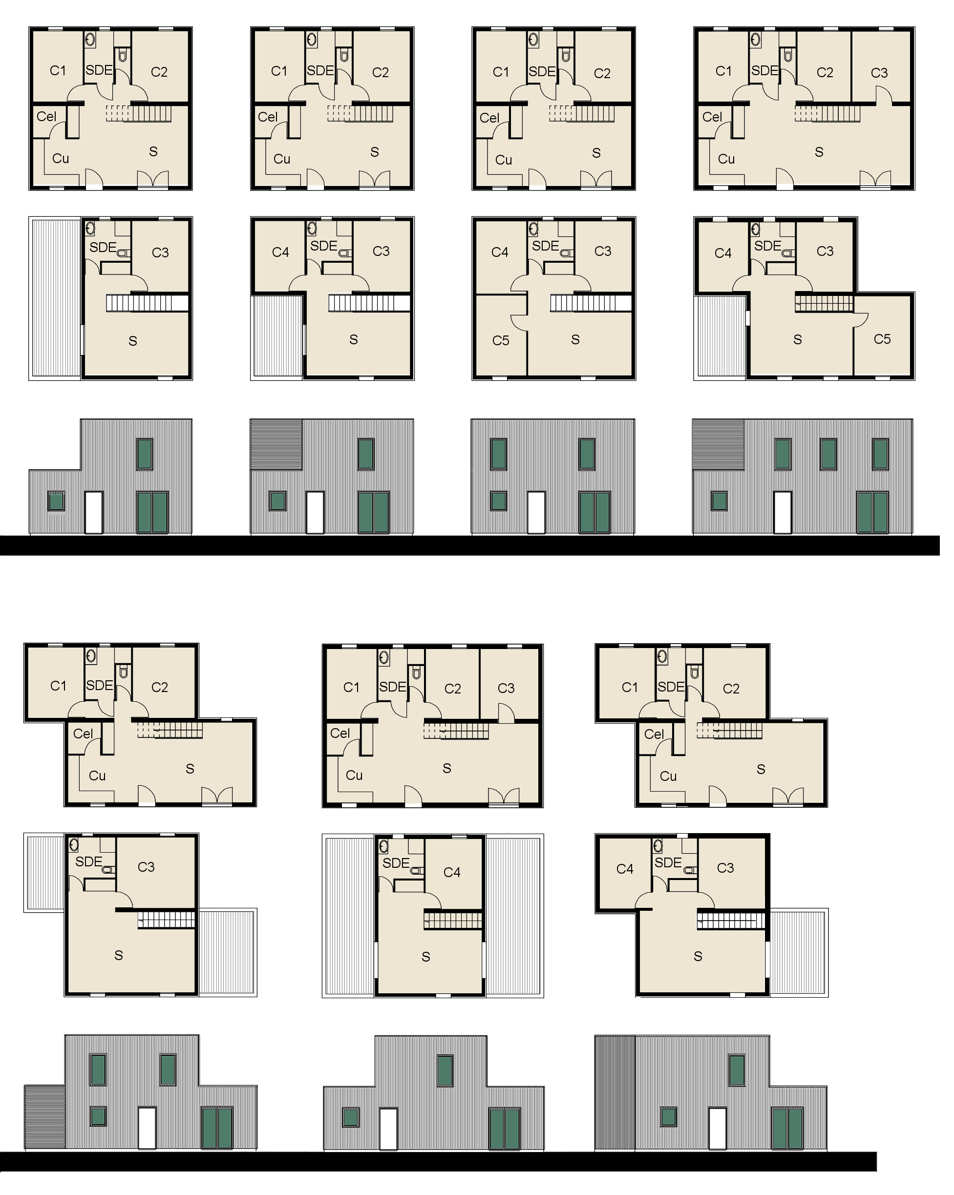Plan de maison modulable