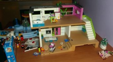Plan de la maison playmobile moderne