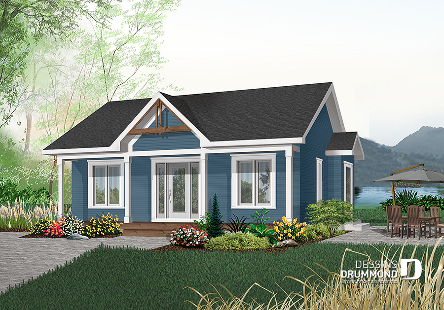 Plan de maison traditionnelle québécoise