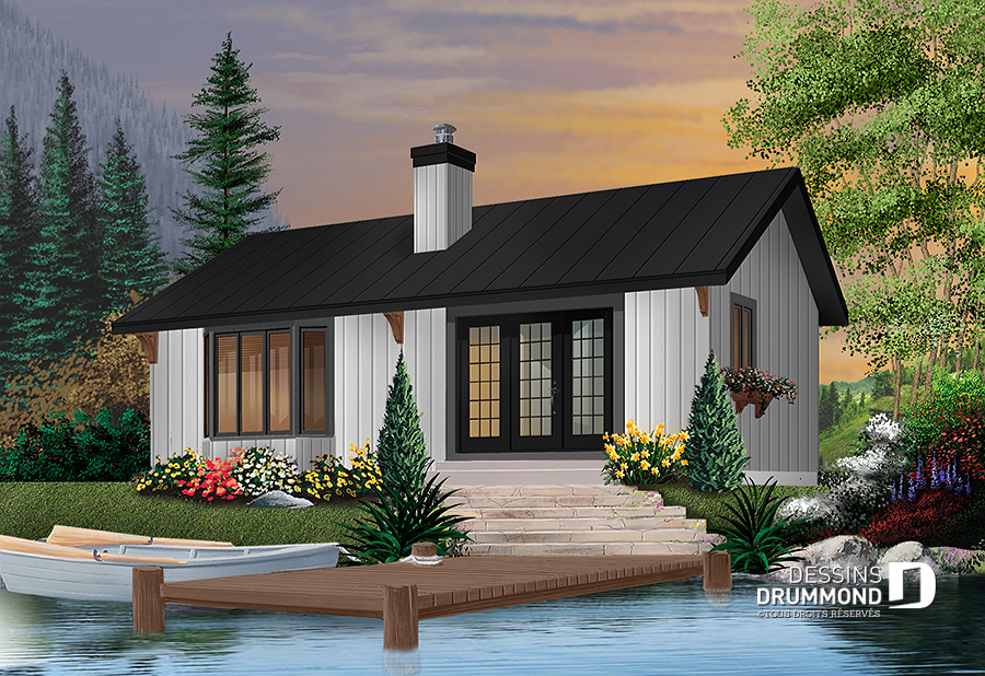Plan petite maison bord de mer