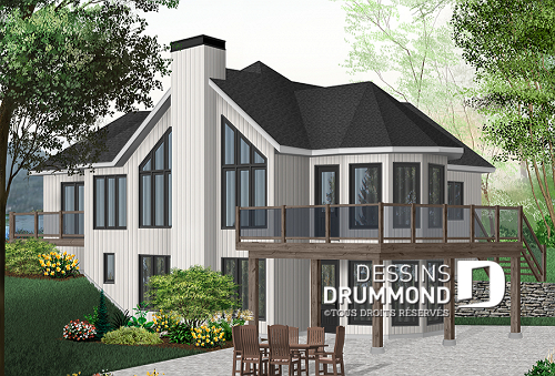 Plan maison rez de jardin