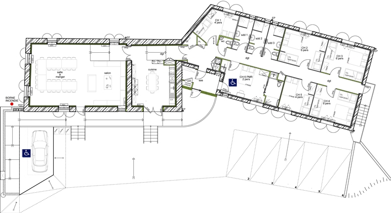 Plan de maison 5 chambres gratuit