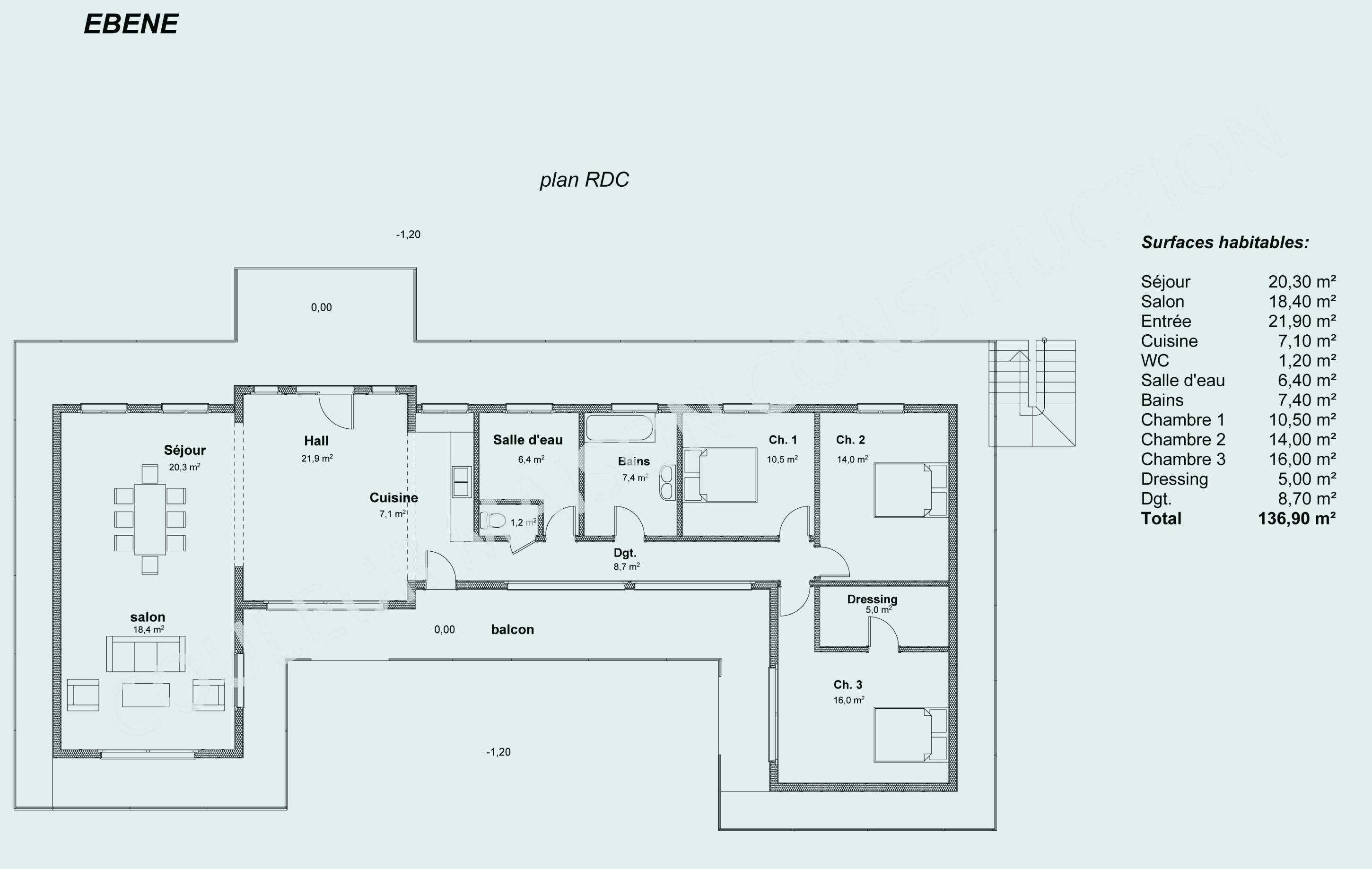 Plan de construction maison