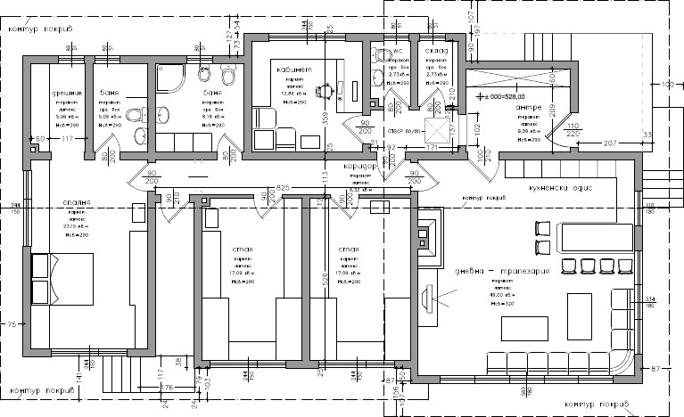 Plan de maison bi génération
