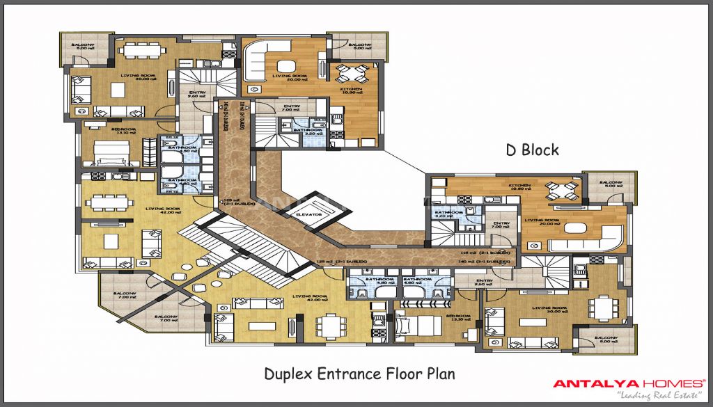 Plan villa de luxe plain pied