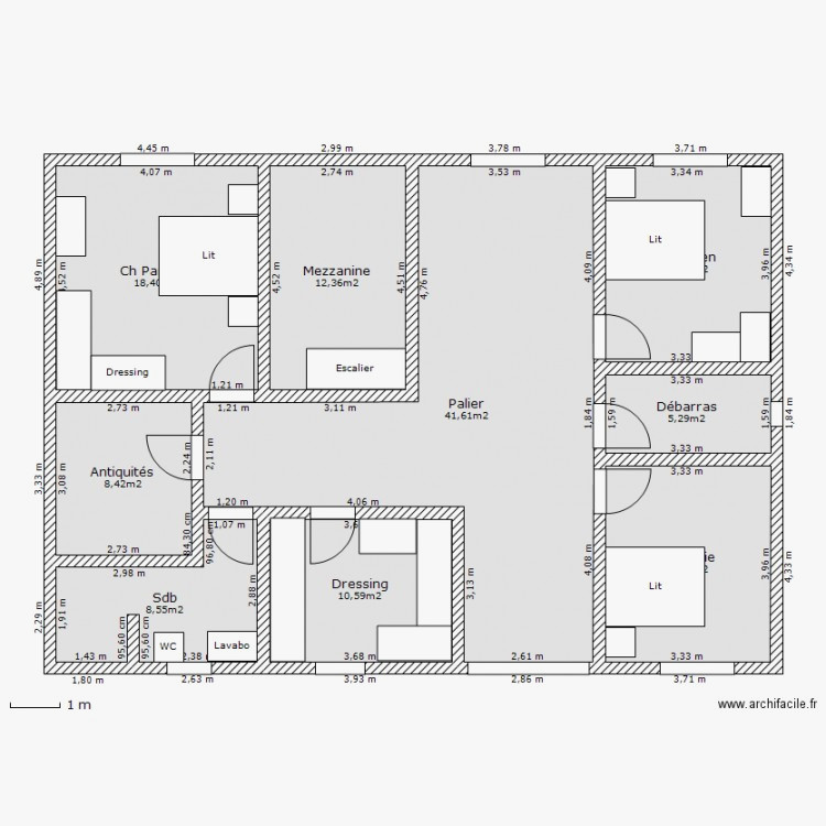 Croquis de plan de maison