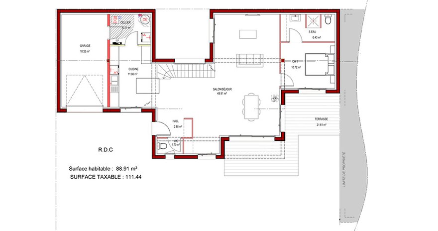 Plan de maison basque gratuit