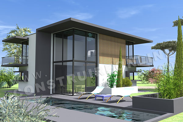 Plans de maisons gratuits contemporaines