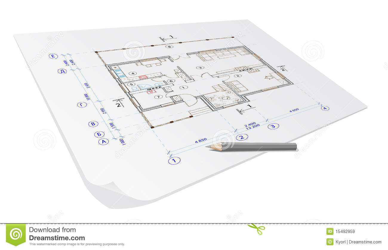 Plan de maison libre de droit