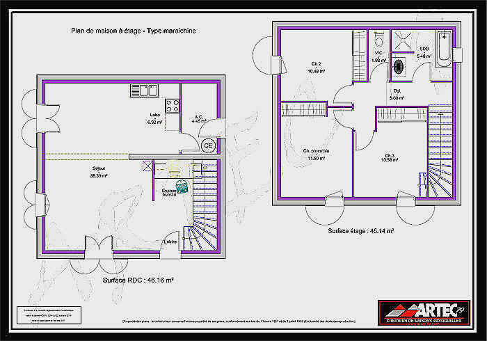 Plan de maison gratuit 974