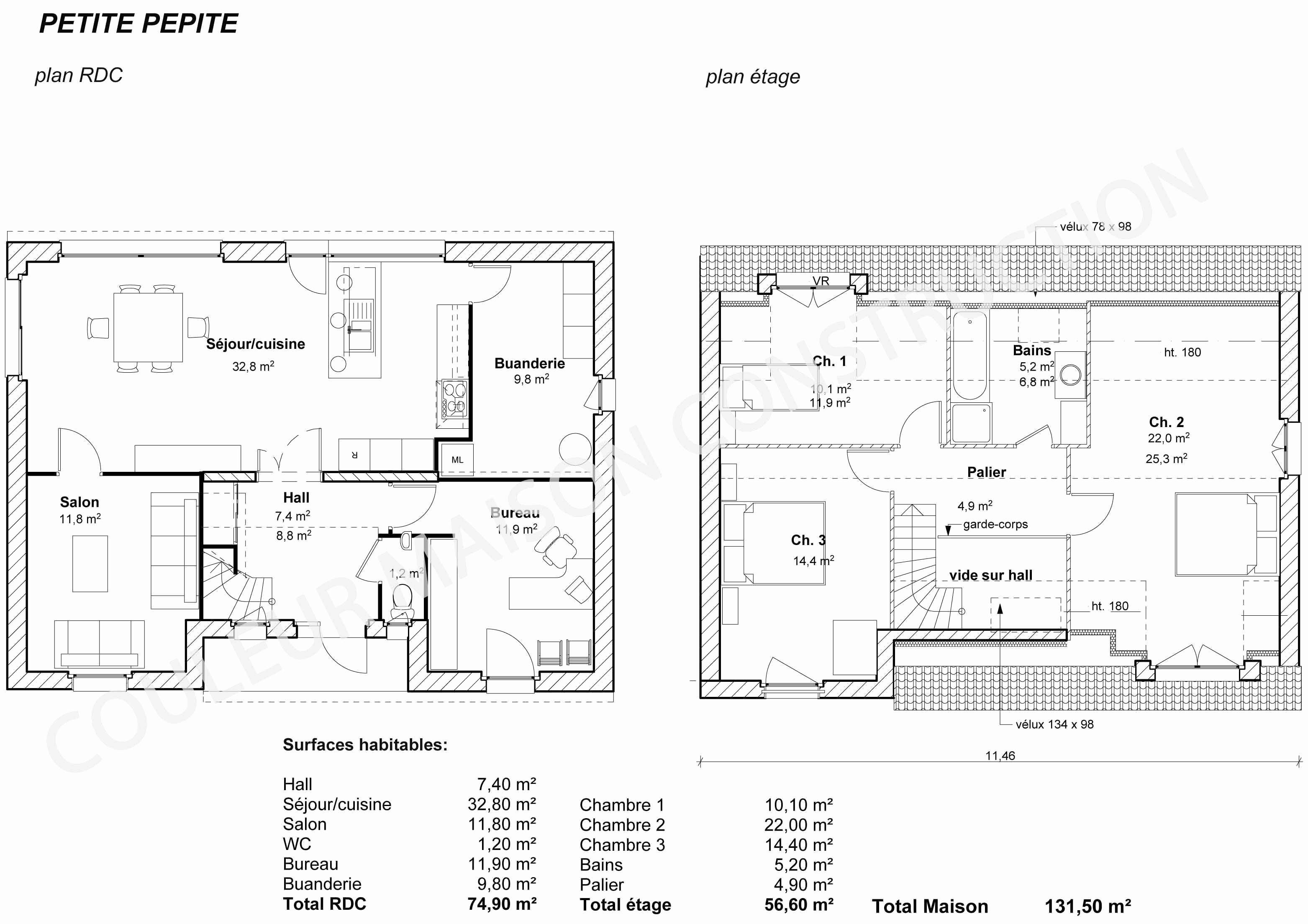 Plan de maison gratuit 4 chambres dwg