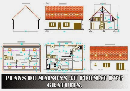 Plan de maison en dwg gratuit