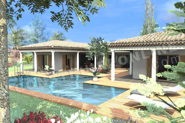 Plan de maison plain pied var