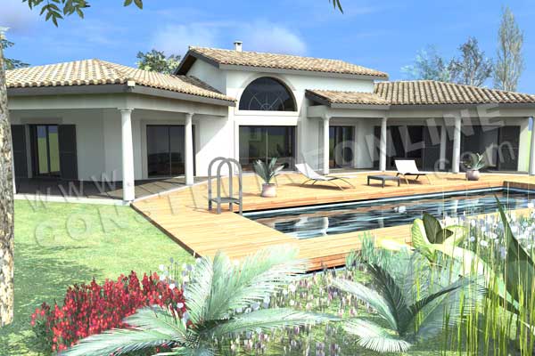 Plan de maison espagnole gratuit
