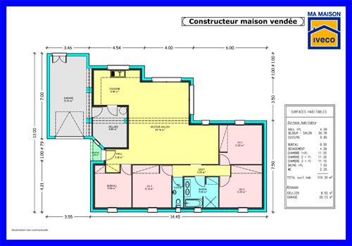 Plan de maison vendée