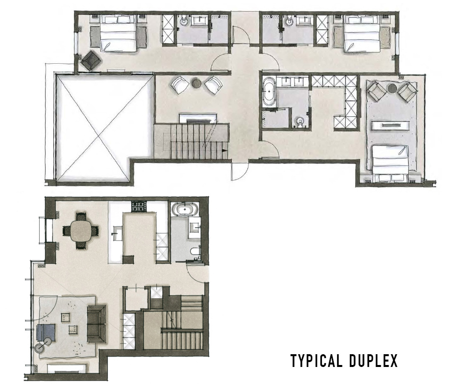Plan De Maison Duplex 4 Chambres En 3d