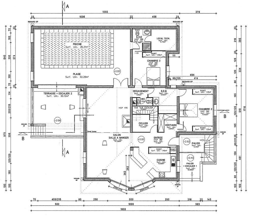Definition de plan de maison