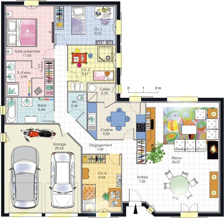 Plan de maison moderne au senegal