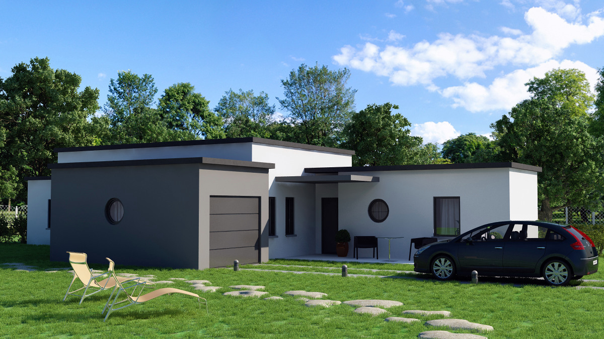 Plan de maison en beton gratuit - Idées de travaux