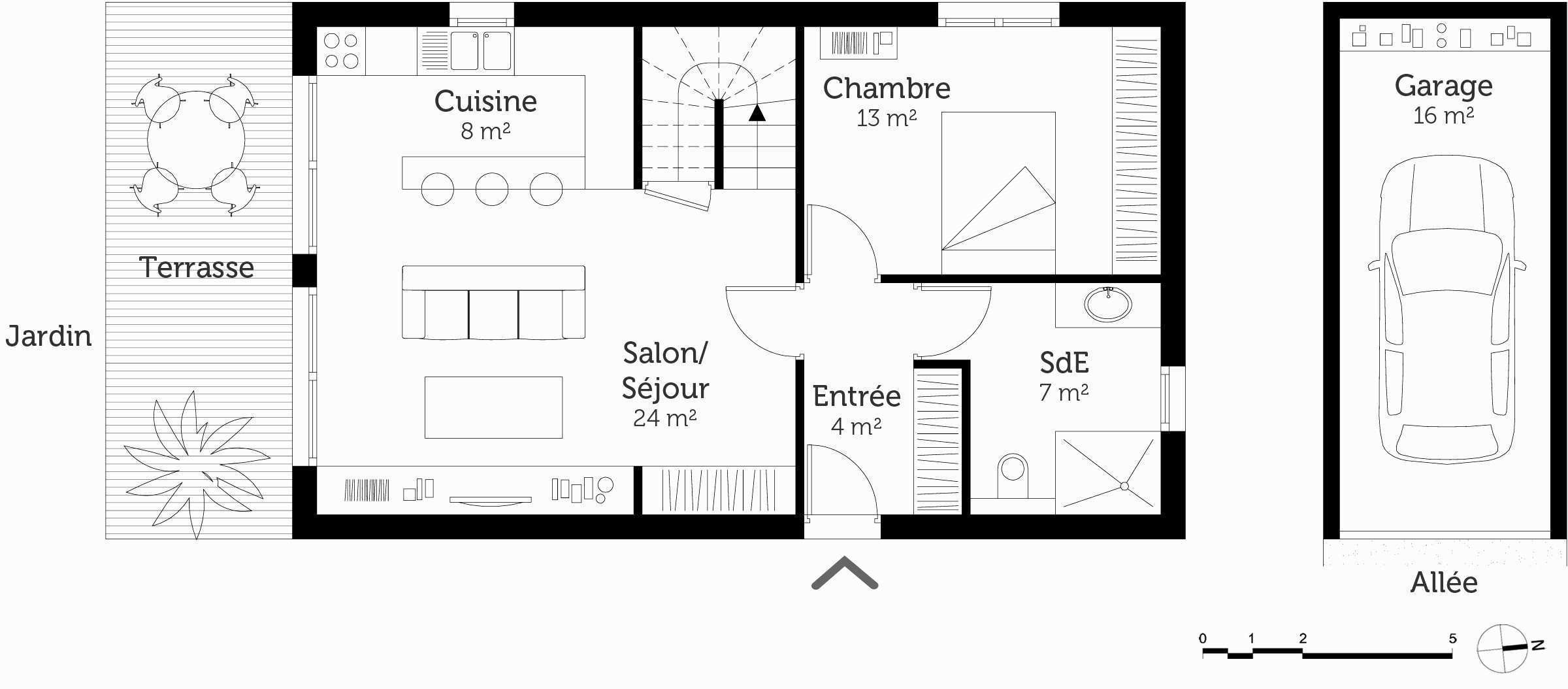 Plan de petite maison originale - Idées de travaux