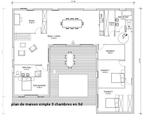 Plan maison eu u