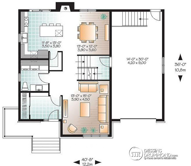Plan de maison drummond