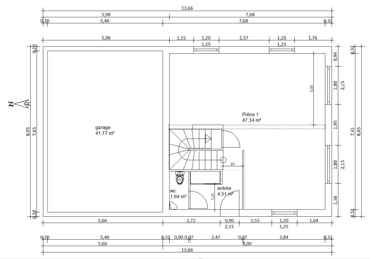 Calcul plan de maison